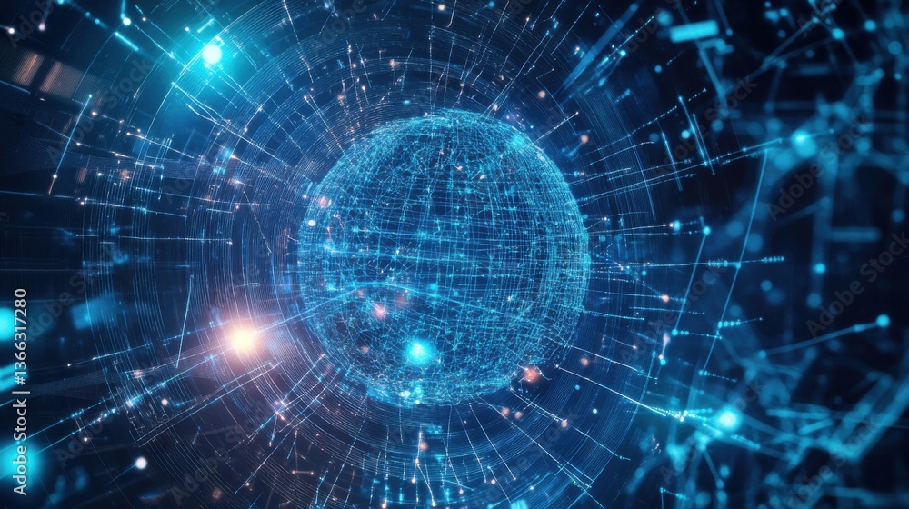 An AI powered system optimizing cybersecurity by analyzing real time network data and threat patterns, futuristic AI-driven security platform, Cybersecurity technology style An AI powered system optimizing cybersecurity by analyzing real time network data and threat patterns, futuristic AI-driven security platform, Cybersecurity technology style