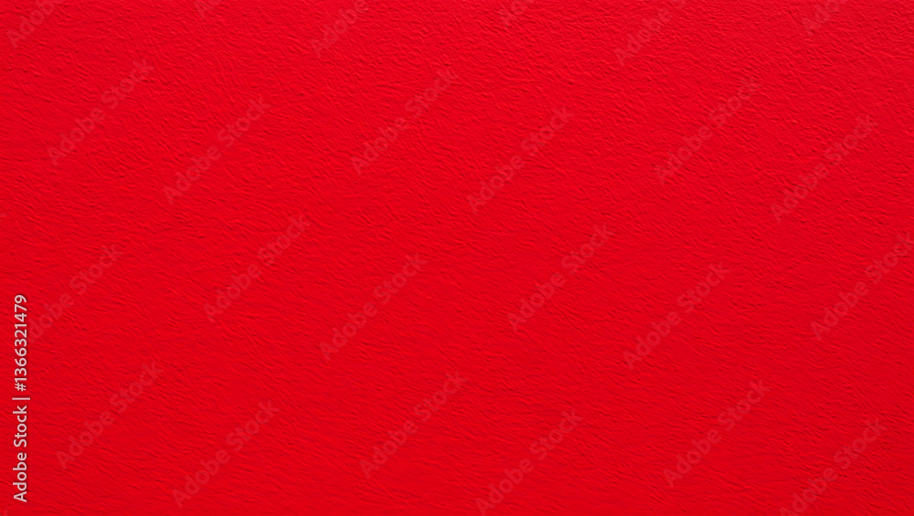 Fototapeta premium A vivid red surface with a subtle texture captivates attention, suitable for various creative applications such as backgrounds or art projects, enhancing visual interest in any setting