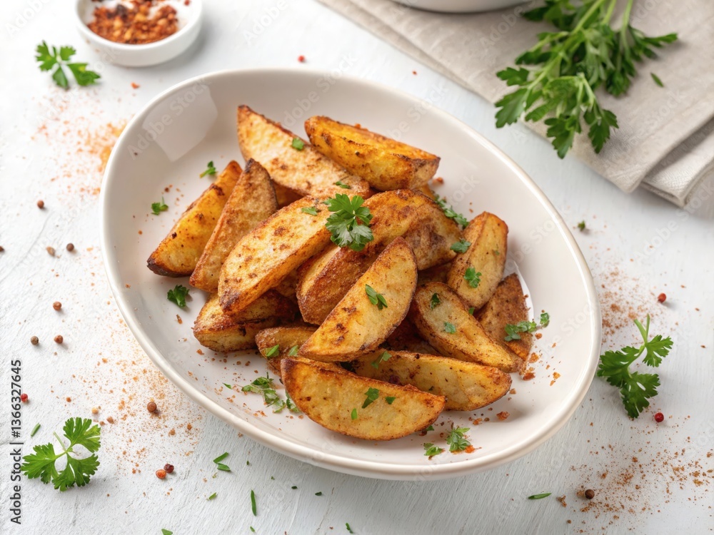 Elma dilim patates - Apple cut fries Elma dilim patates - Apple cut fries