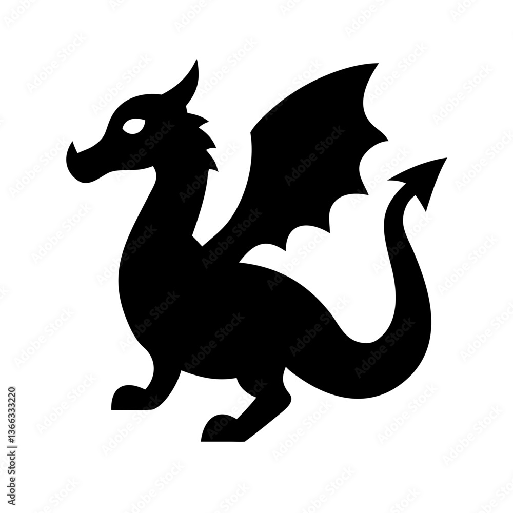 Naklejka premium Dragon