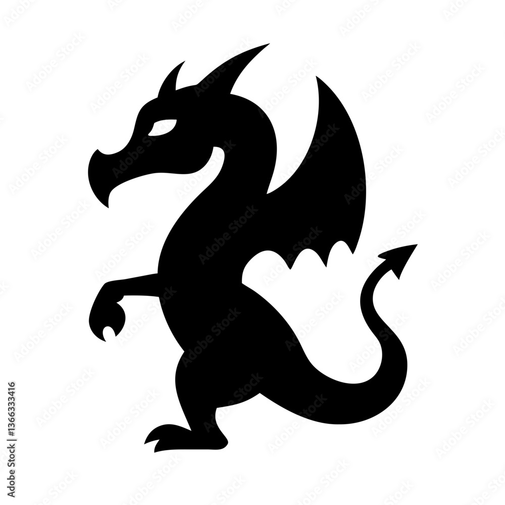 Naklejka premium Dragon