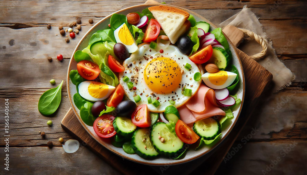 A breakfast masterpiece every delicious detail in ultra HD A breakfast masterpiece every delicious detail in ultra HD
