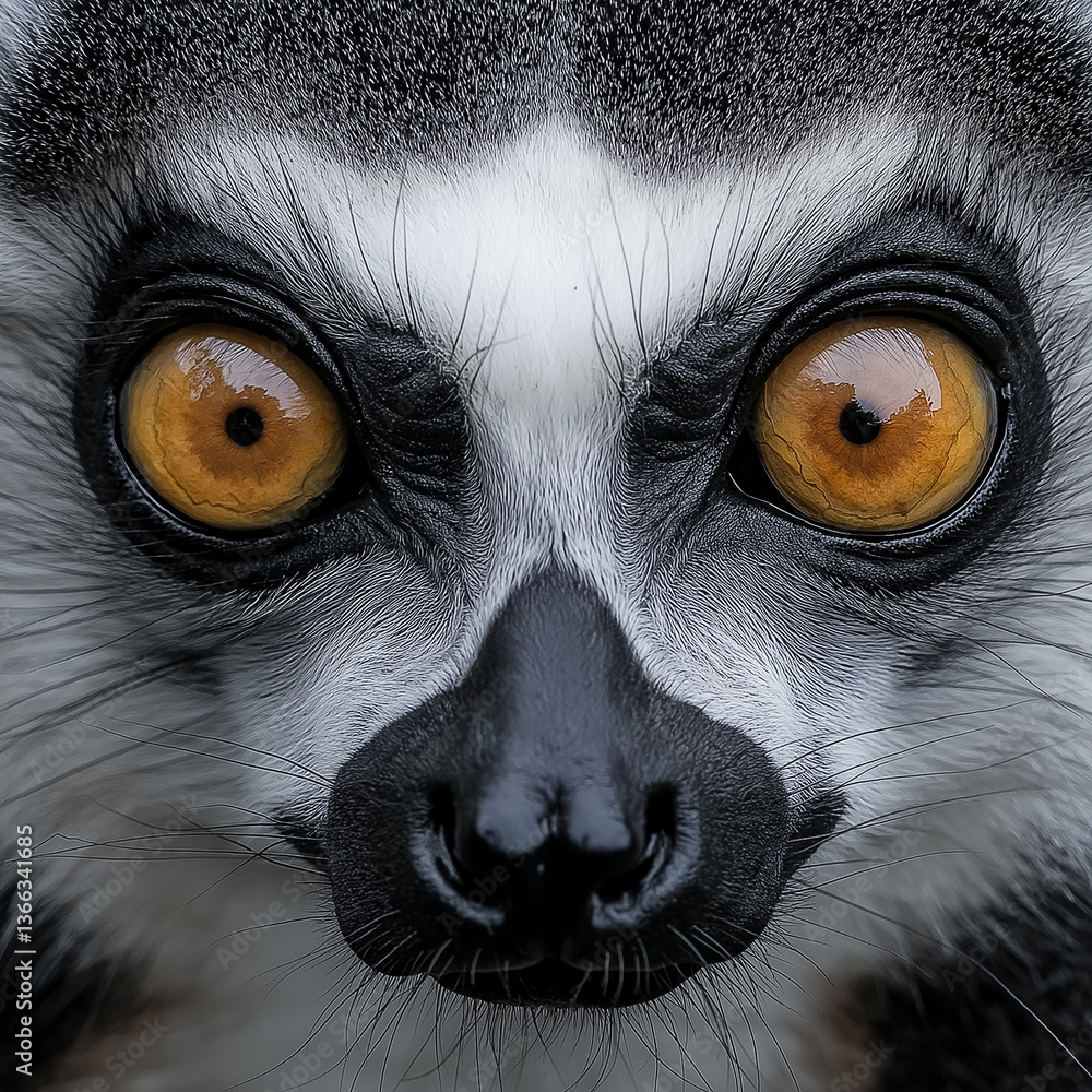 Fototapeta premium Close-up of a lemur