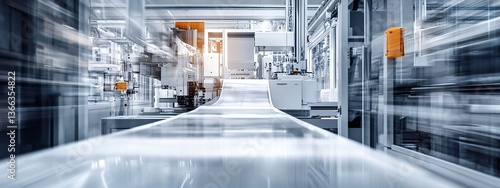 Large format printing machine in operation printing banners