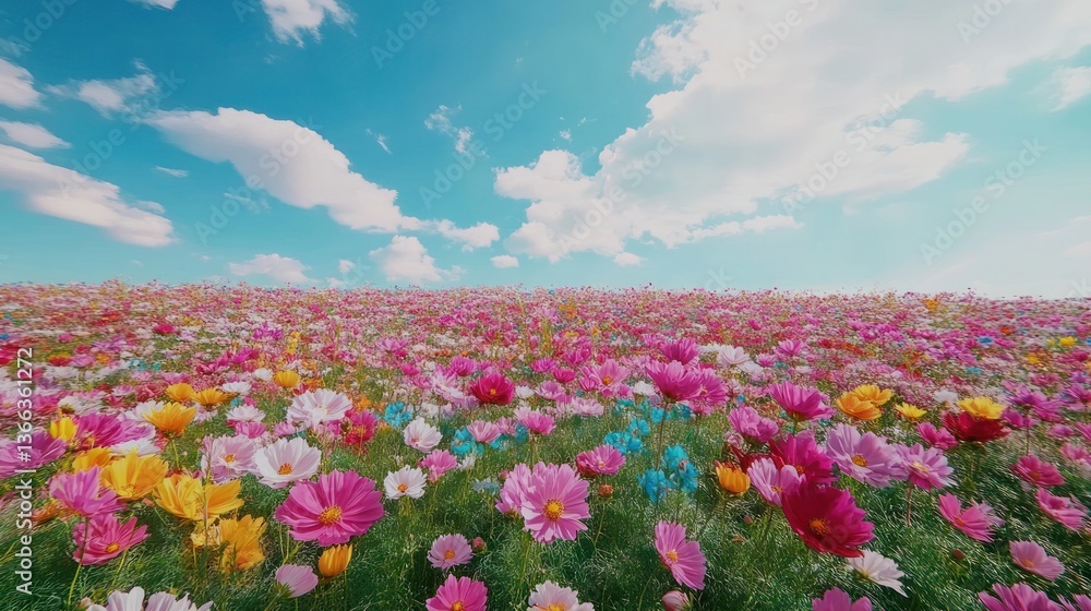 Fototapeta premium Colorful Wildflower Meadow