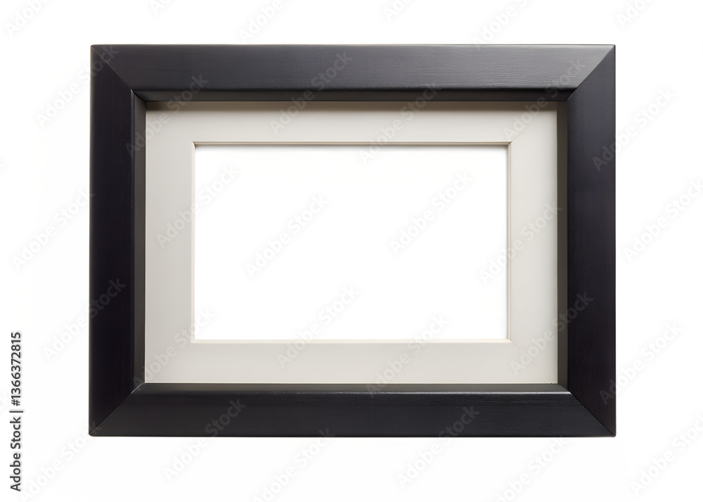 wooden frame isolated on white wooden frame isolated on white