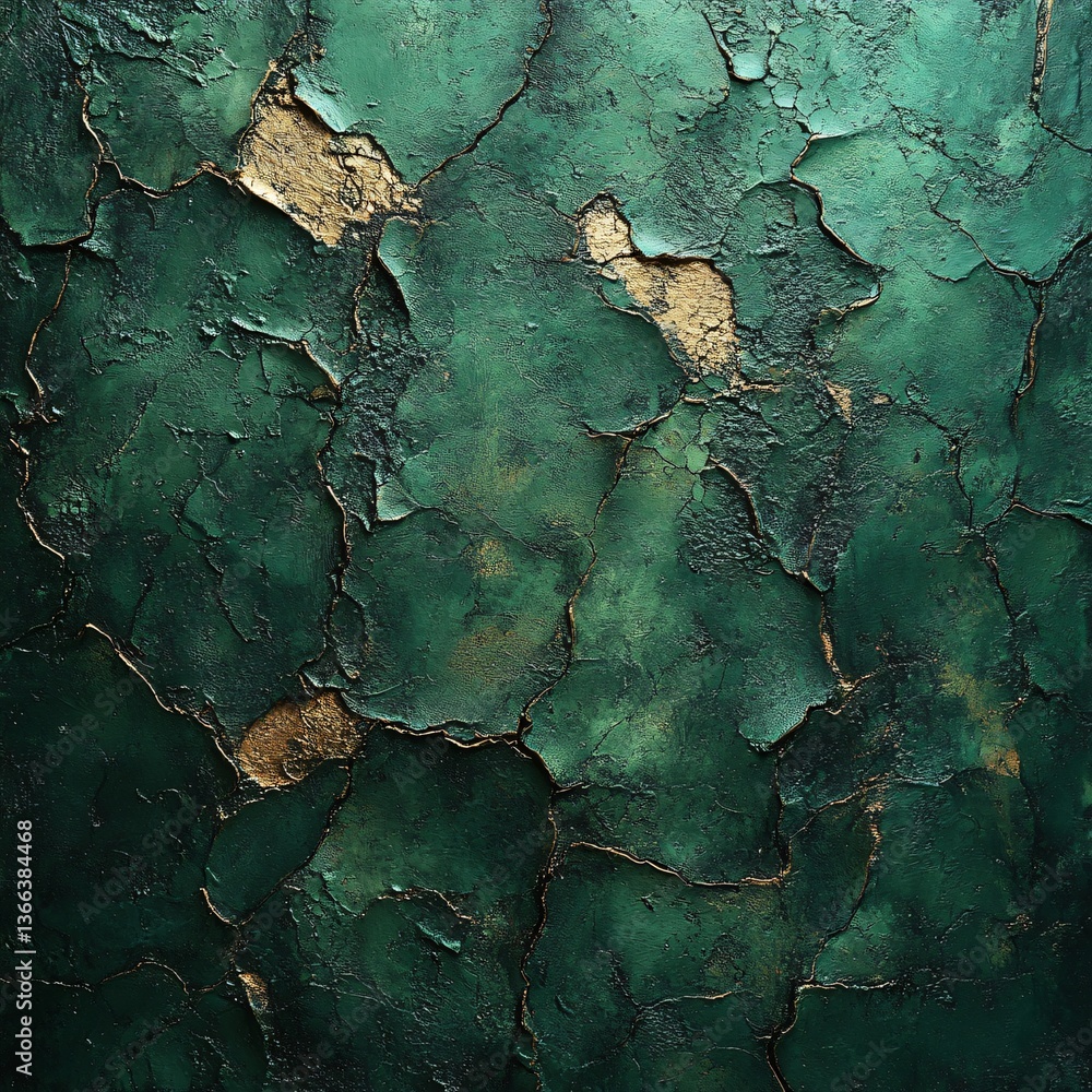 Obraz premium Abstract Composition of Foliage on Structured Background