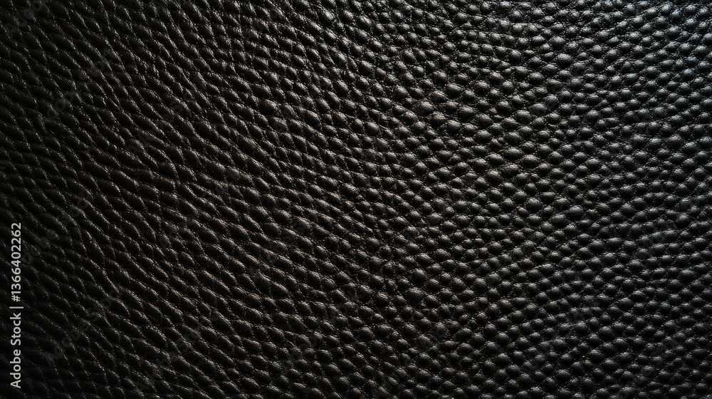 Close-up View of Black Leather Texture Close-up View of Black Leather Texture