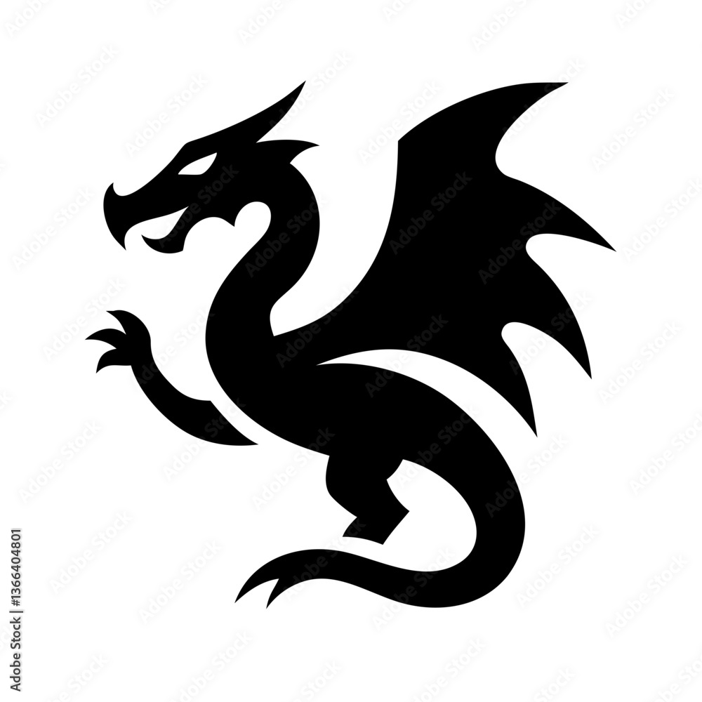 Naklejka premium Dragon