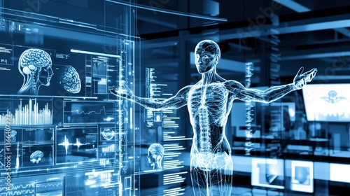 Digital Twin AI Simulation of Human Being in High-Tech Lab Environment