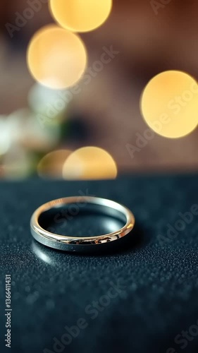 Wallpaper Mural Elegant wedding ring on a soft-focus background Torontodigital.ca