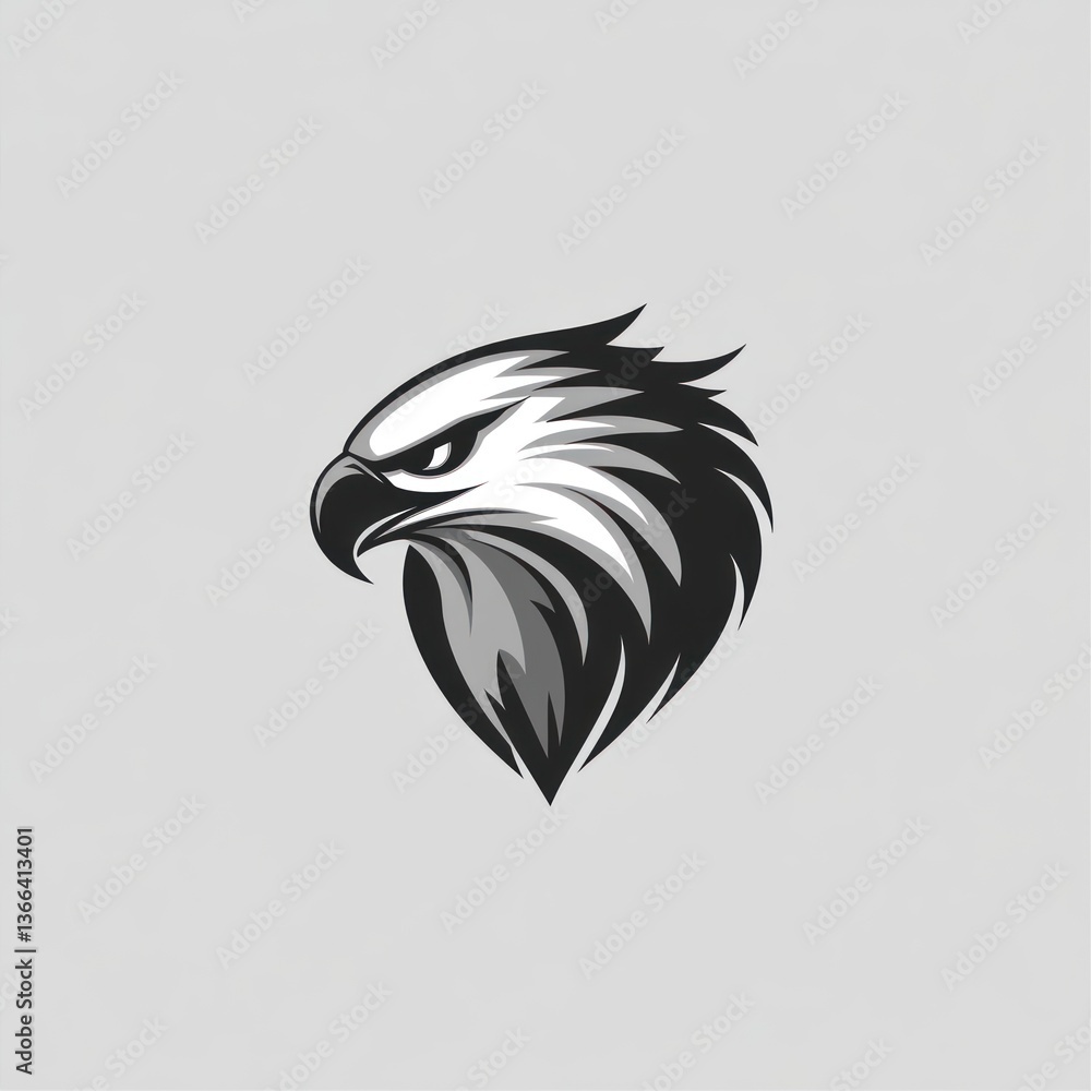 Obraz premium Eagle Head Logo