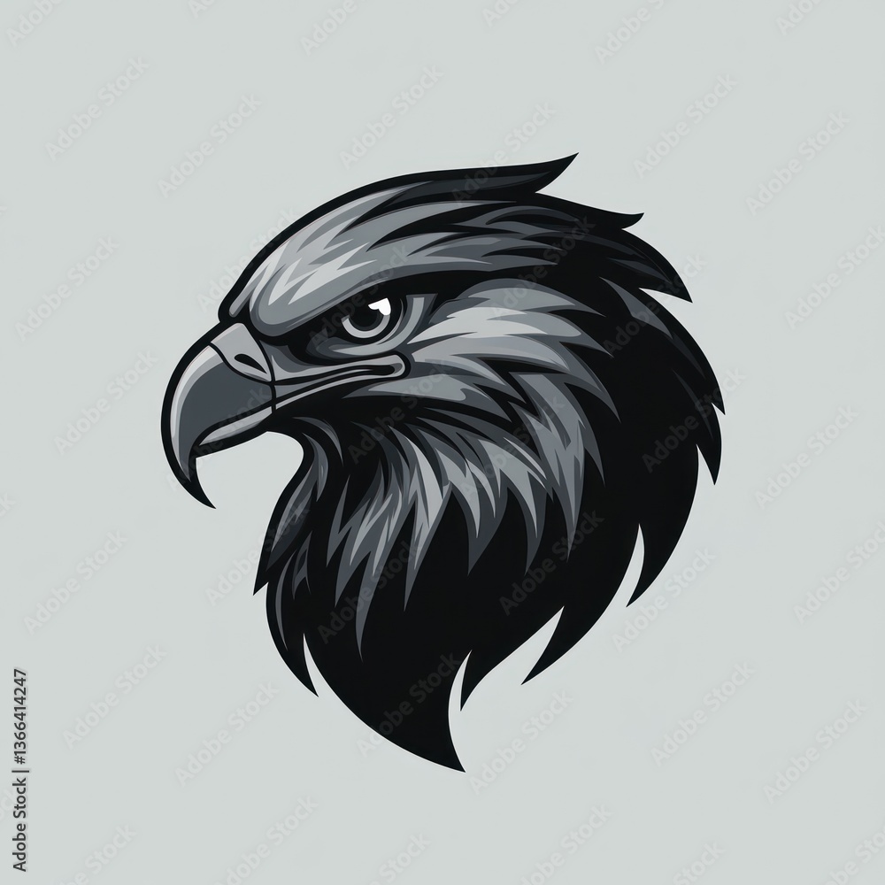 Obraz premium Eagle Head Logo