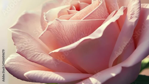 Wallpaper Mural Beautiful pink rose showcasing delicate petals and intricate details in soft lighting Torontodigital.ca