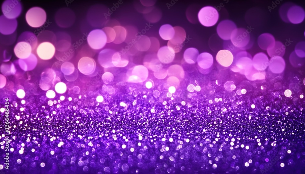 A purple bokeh background with blurred light spots and particles, a gradient effect from deep purple to light purple A purple bokeh background with blurred light spots and particles, a gradient effect from deep purple to light purple