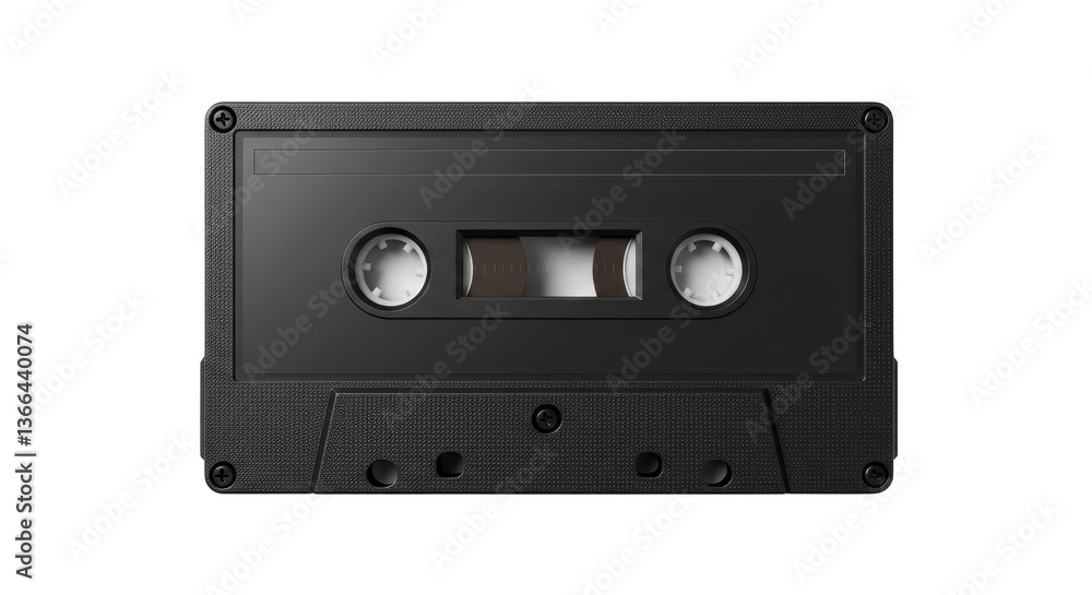 Isolated Cassette Tape Isolated Cassette Tape
