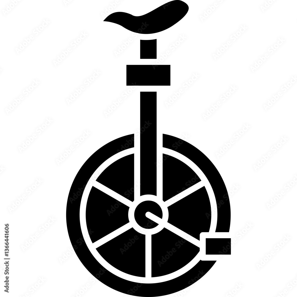 Unicycle Icon Unicycle Icon