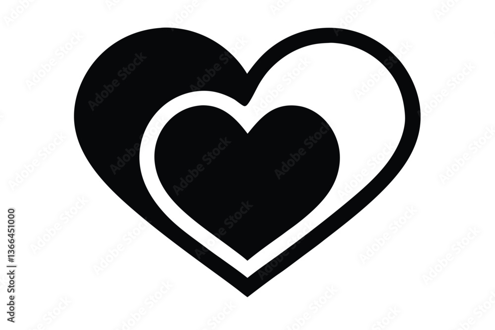 heart with a heart heart with a heart