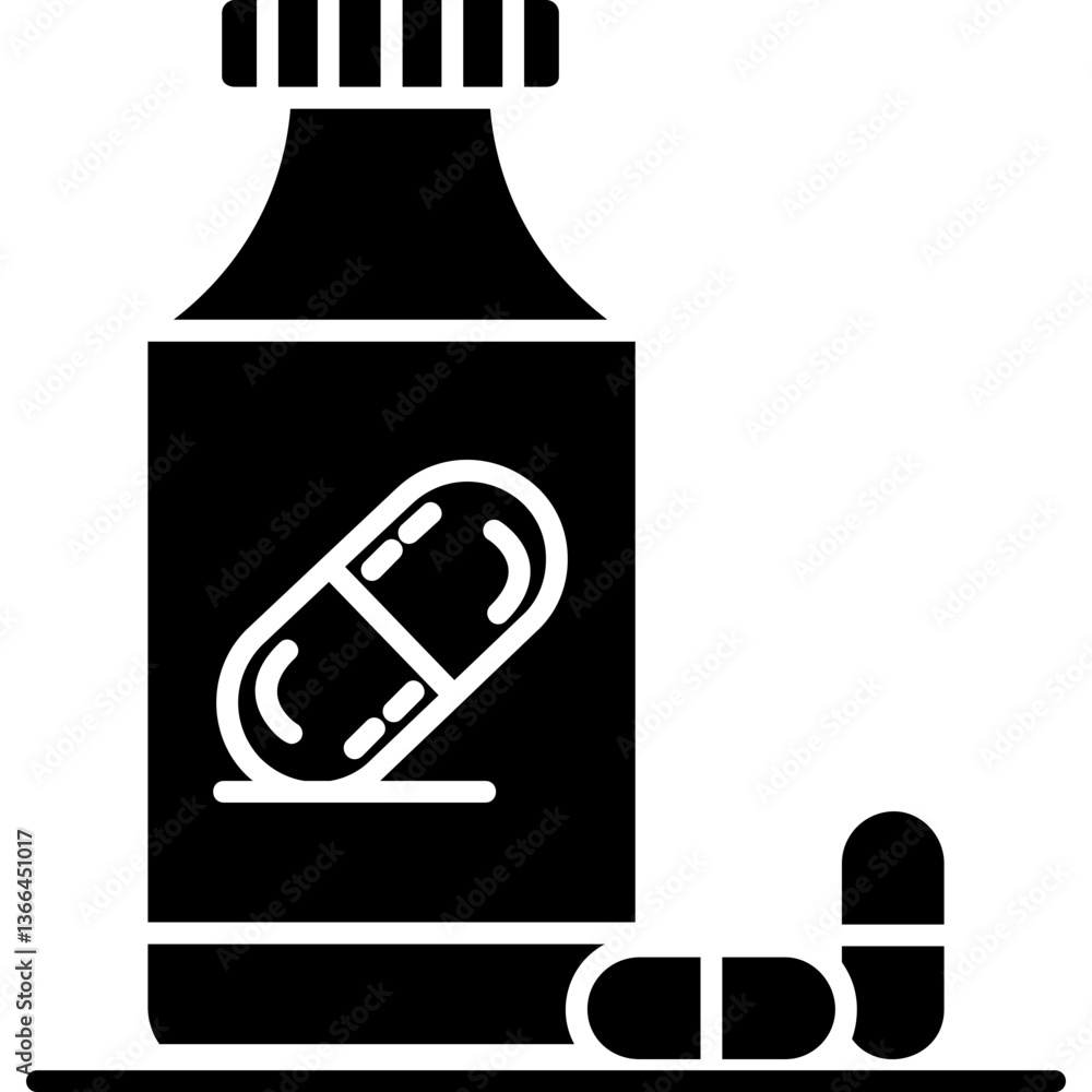 Fototapeta premium Capsule Icon