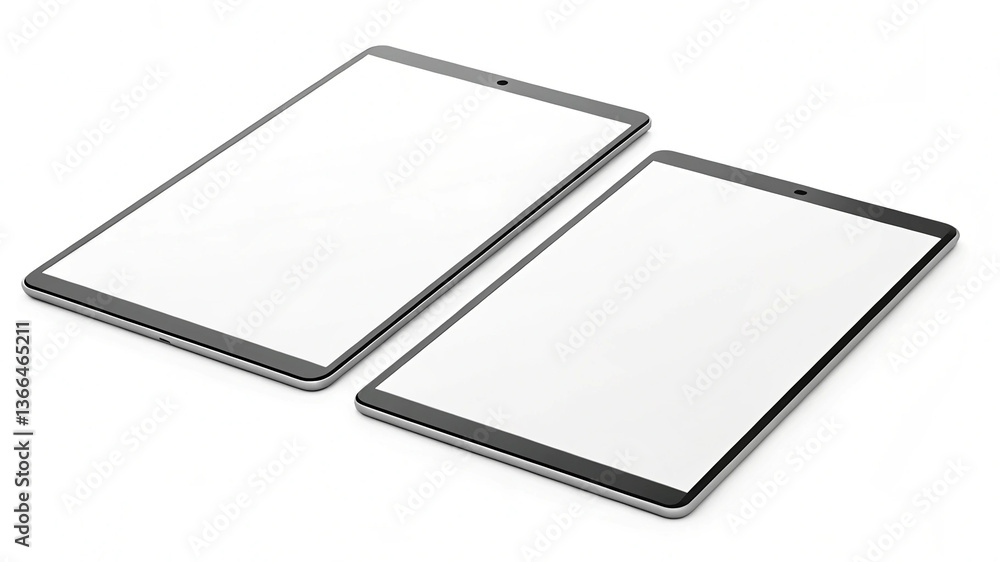Minimalist Tablet Mockups for Tech and Mobile Design Presentations Minimalist Tablet Mockups for Tech and Mobile Design Presentations