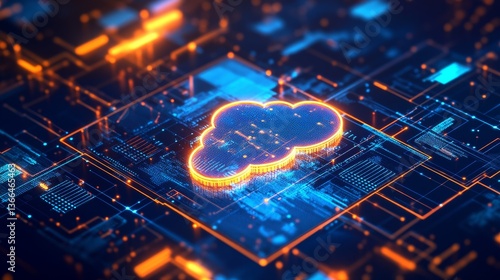 An AI powered system optimizing cloud storage management by analyzing data access patterns, AI-assisted storage optimization, and real-time resource tracking for better cloud services