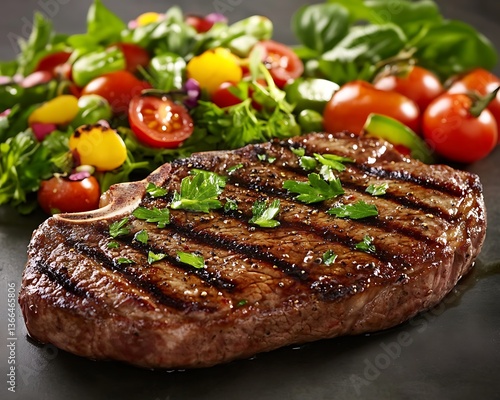 Grilled Steak & Salad Plate