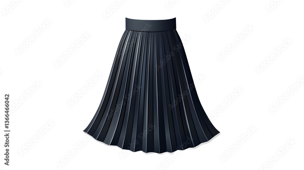 Elegant Pleated Skirt in Dark Color Fashionable Womens Clothing HighQuality Design for Styl Elegant Pleated Skirt in Dark Color Fashionable Womens Clothing HighQuality Design for Styl