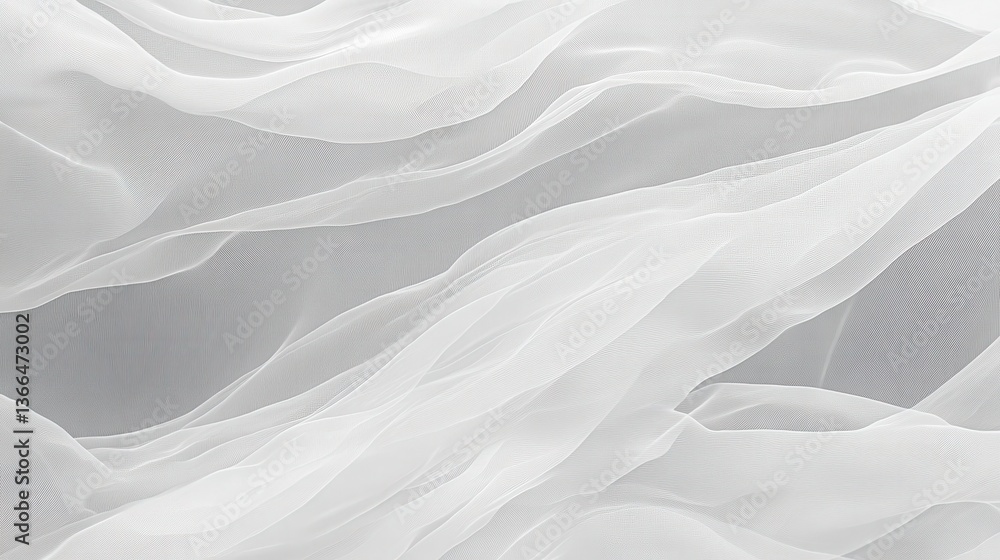 Elegant White Sheer Fabric Texture Elegant White Sheer Fabric Texture