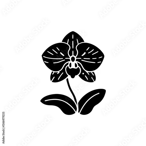 creative details Sweet Pea Flower Icon vector illustration
