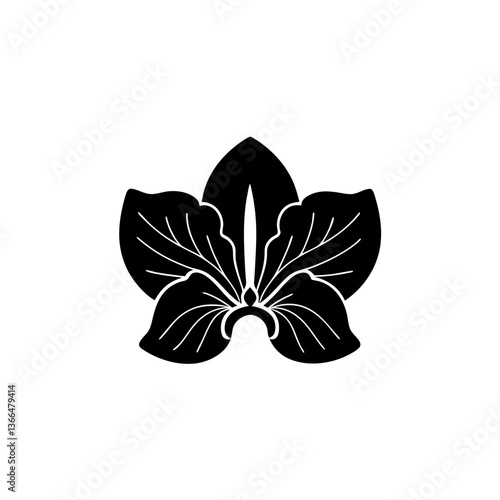 creative details Sweet Pea Flower Icon vector illustration
