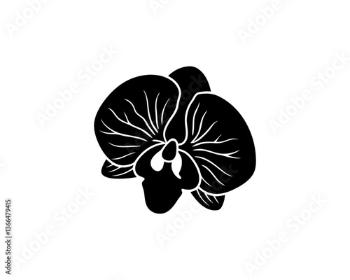 creative details Sweet Pea Flower Icon vector illustration
