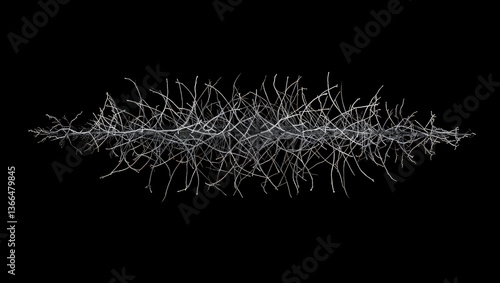 unreadable death metal band logo wallpaper. White foreground, black background.