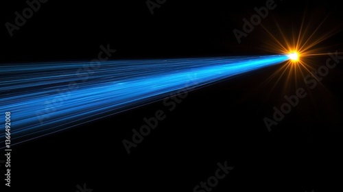 Abstract light beam