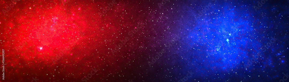 Fototapeta premium Abstract Red and Blue Light Gradient