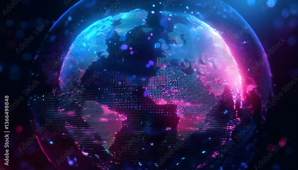 abstract background with earth abstract background with earth