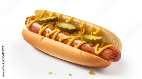 Delicious Gourmet Burger with Fresh Vegetables, Melted Cheese, and Soft Bun, Ultra-Realistic, High-Definition, 8K Resolution, Perfect Lighting, White Background