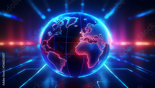 Wallpaper Mural abstract background with earth Torontodigital.ca