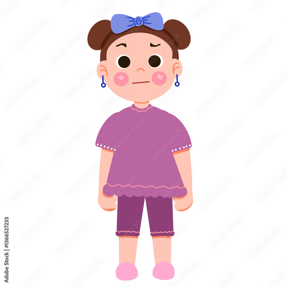 Cute Kids Expression Illustration Cute Kids Expression Illustration