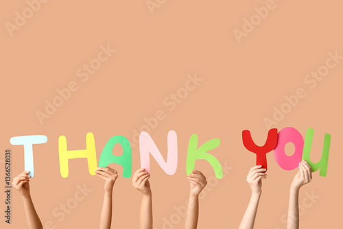 Female hands holding text T...