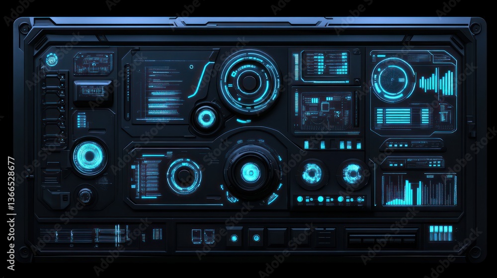 Futuristic Control Panel Futuristic Control Panel