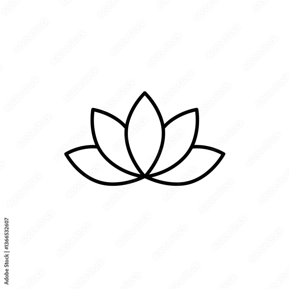 Minimalist Lotus Flower Icon, Flat Style, Transparent Background, Symbol of Serenity, UI/UX, Web Graphics Minimalist Lotus Flower Icon, Flat Style, Transparent Background, Symbol of Serenity, UI/UX, Web Graphics