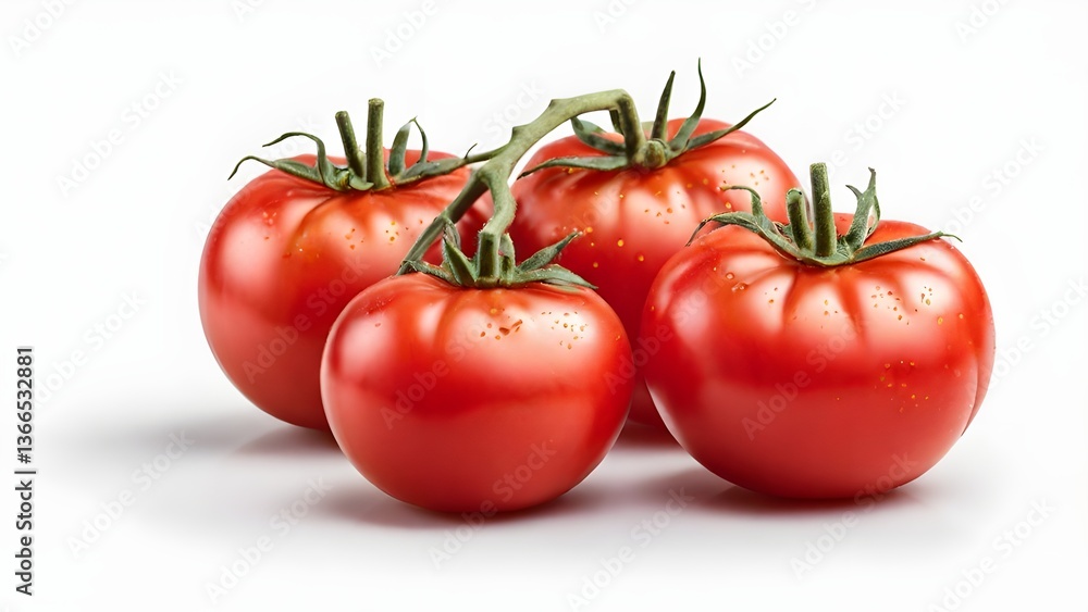 tomatoes on a white background tomatoes on a white background
