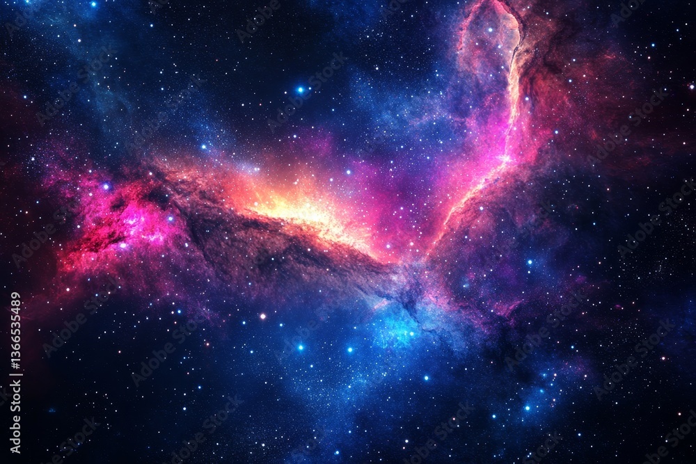 Obraz premium Colorful Nebula in Deep Space (17)
