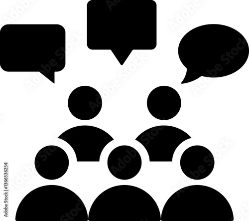 Freedom Of Assembly Glyph Icon