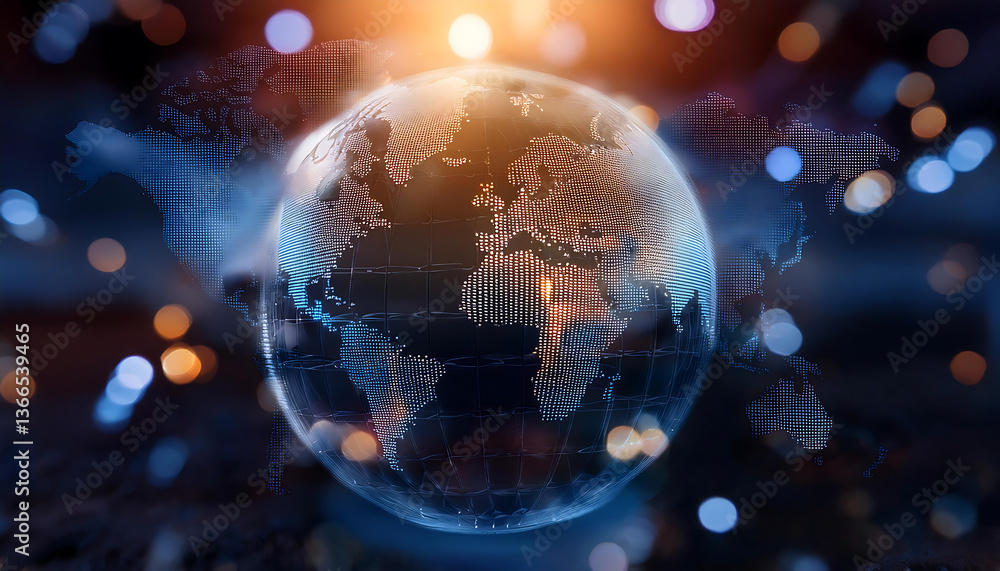 Obraz premium abstract background with earth