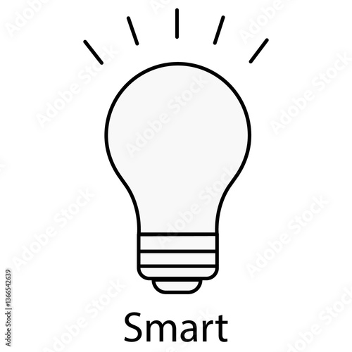 Fotografie Smart icon, The Power of Smart Thinking, Unlocking a Smarter Future, icon