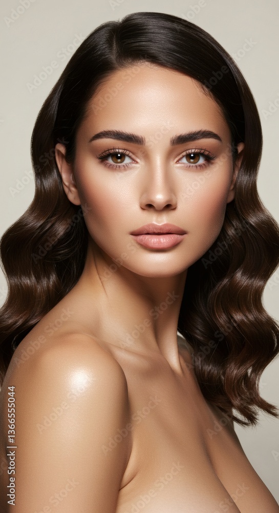 Obraz premium cosmetic model