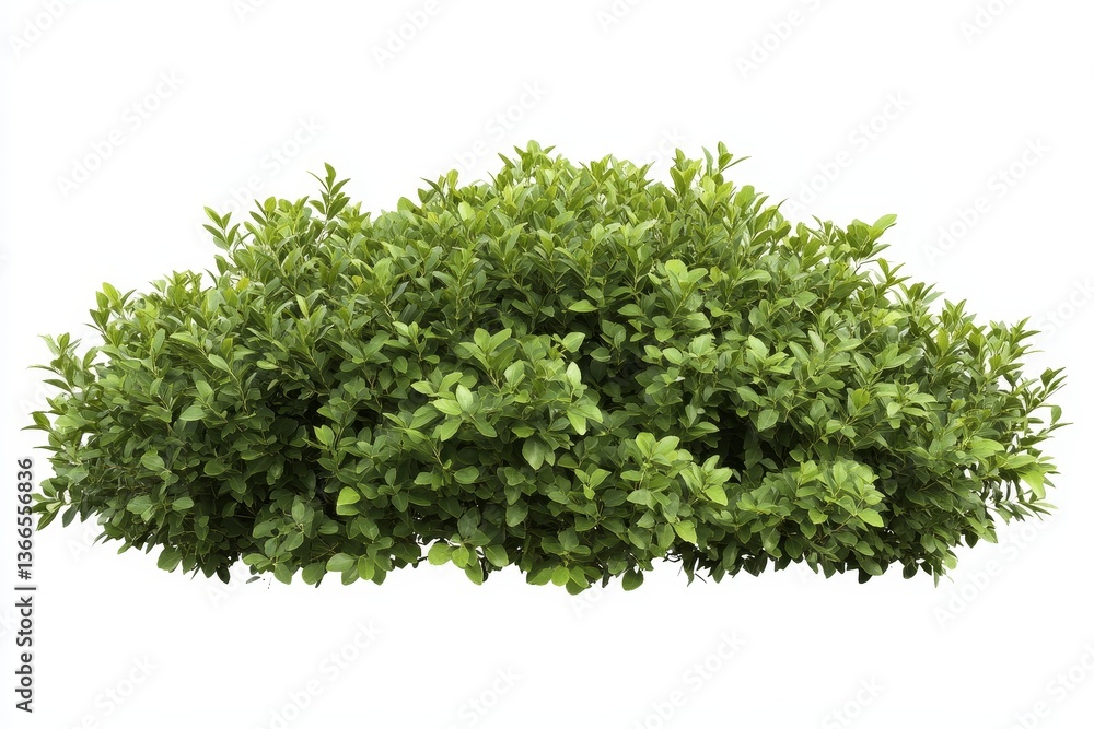 Lush green bush isolated on white (2) Lush green bush isolated on white (2)