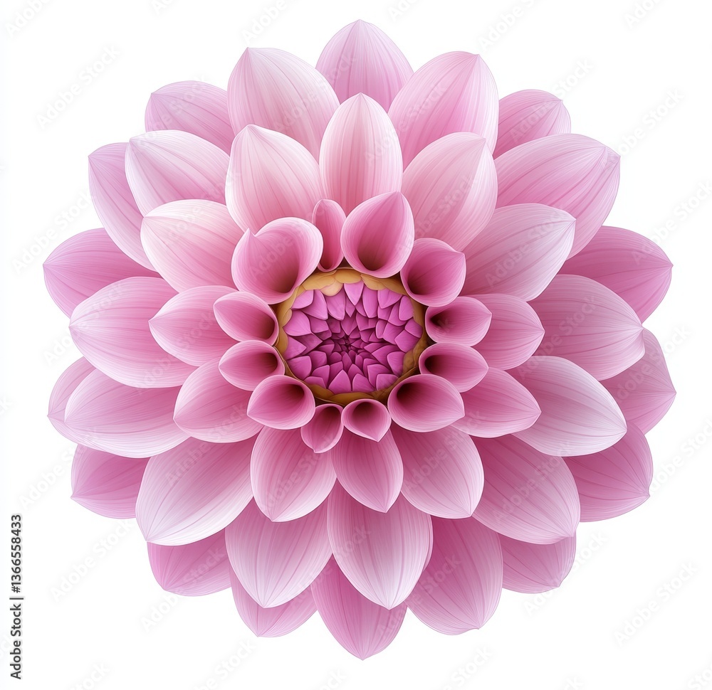 Pink Dahlia Flower Close-up (3) Pink Dahlia Flower Close-up (3)