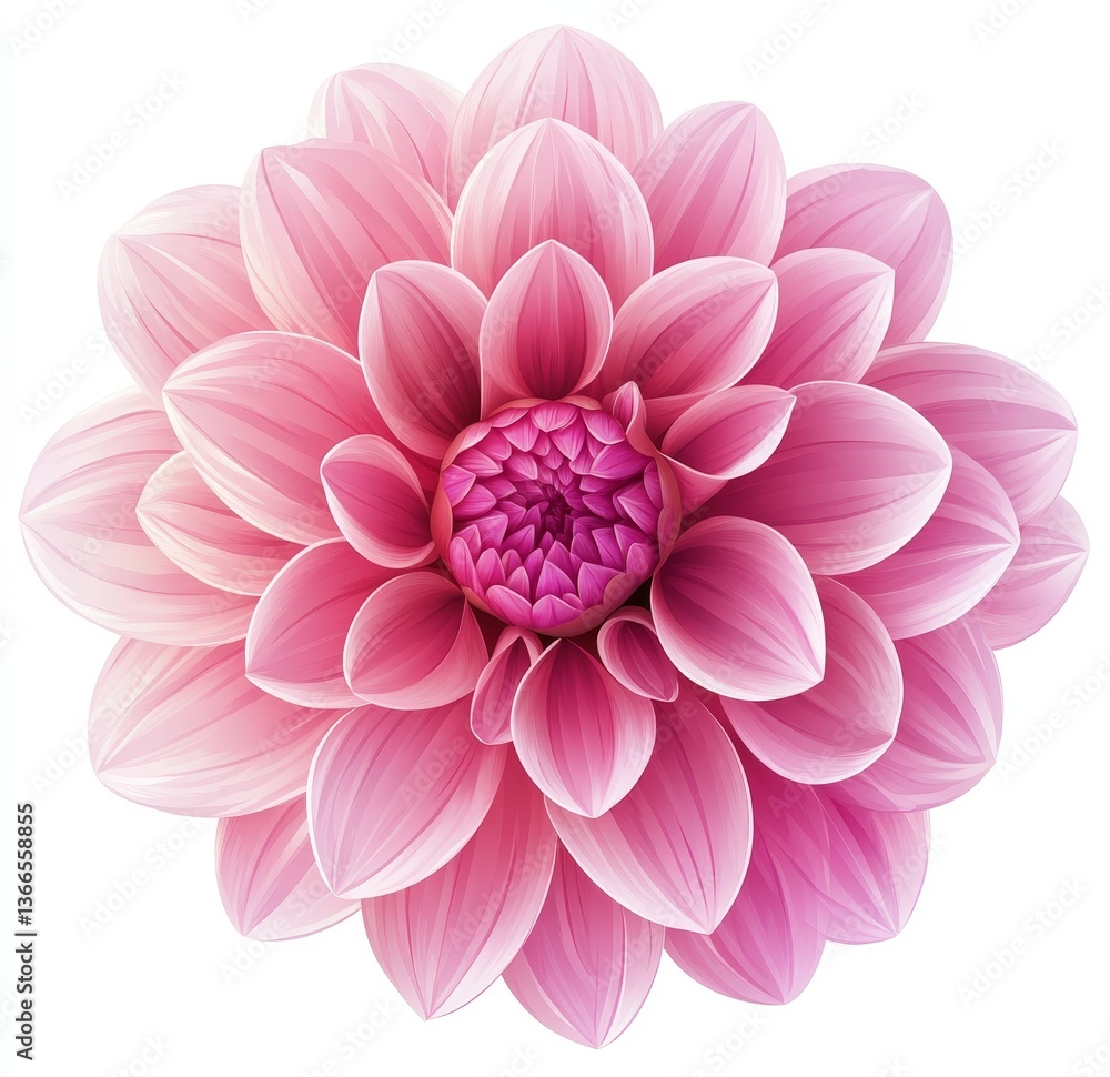 Pink Dahlia Flower Close-up (4) Pink Dahlia Flower Close-up (4)